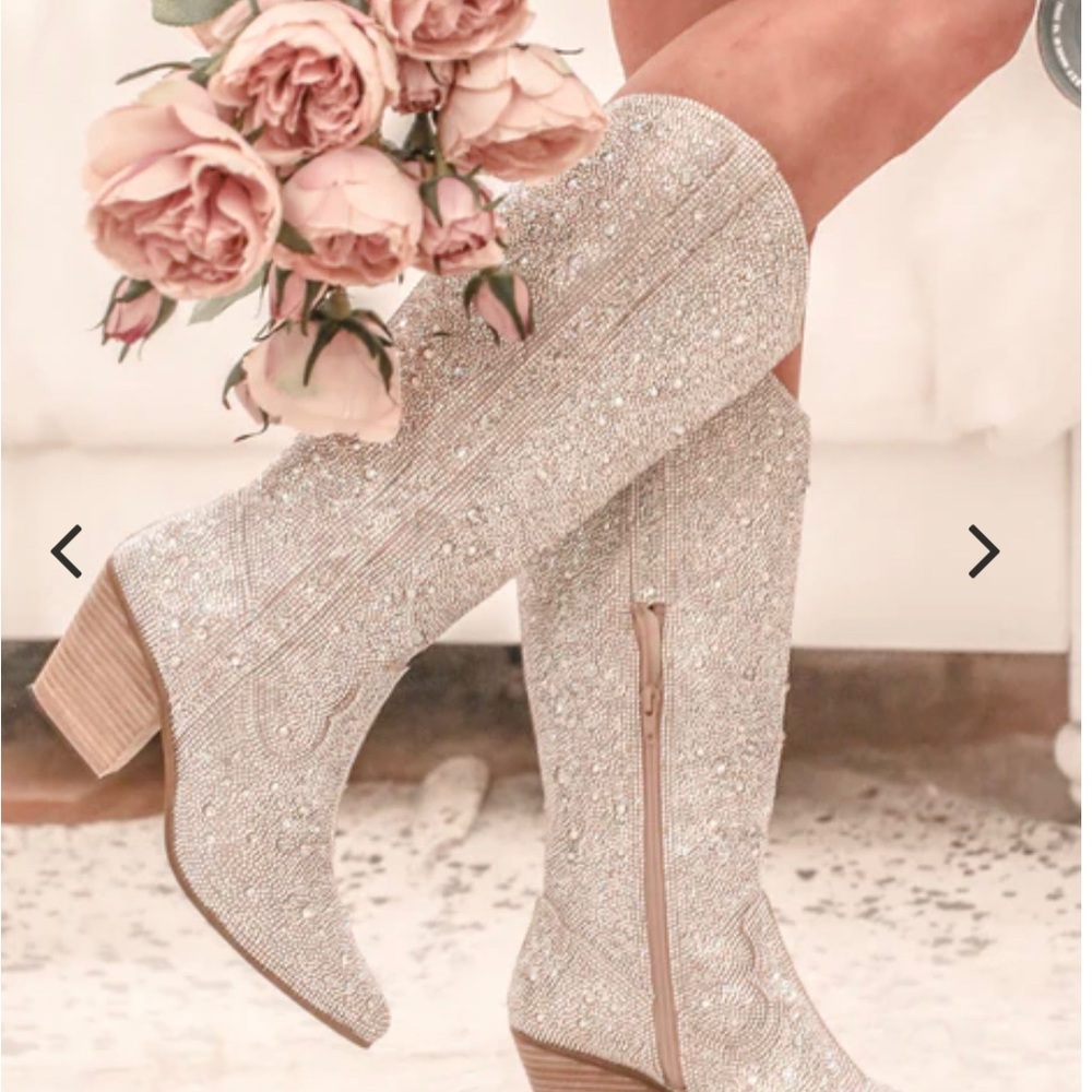 New Nashville Crystal Boots